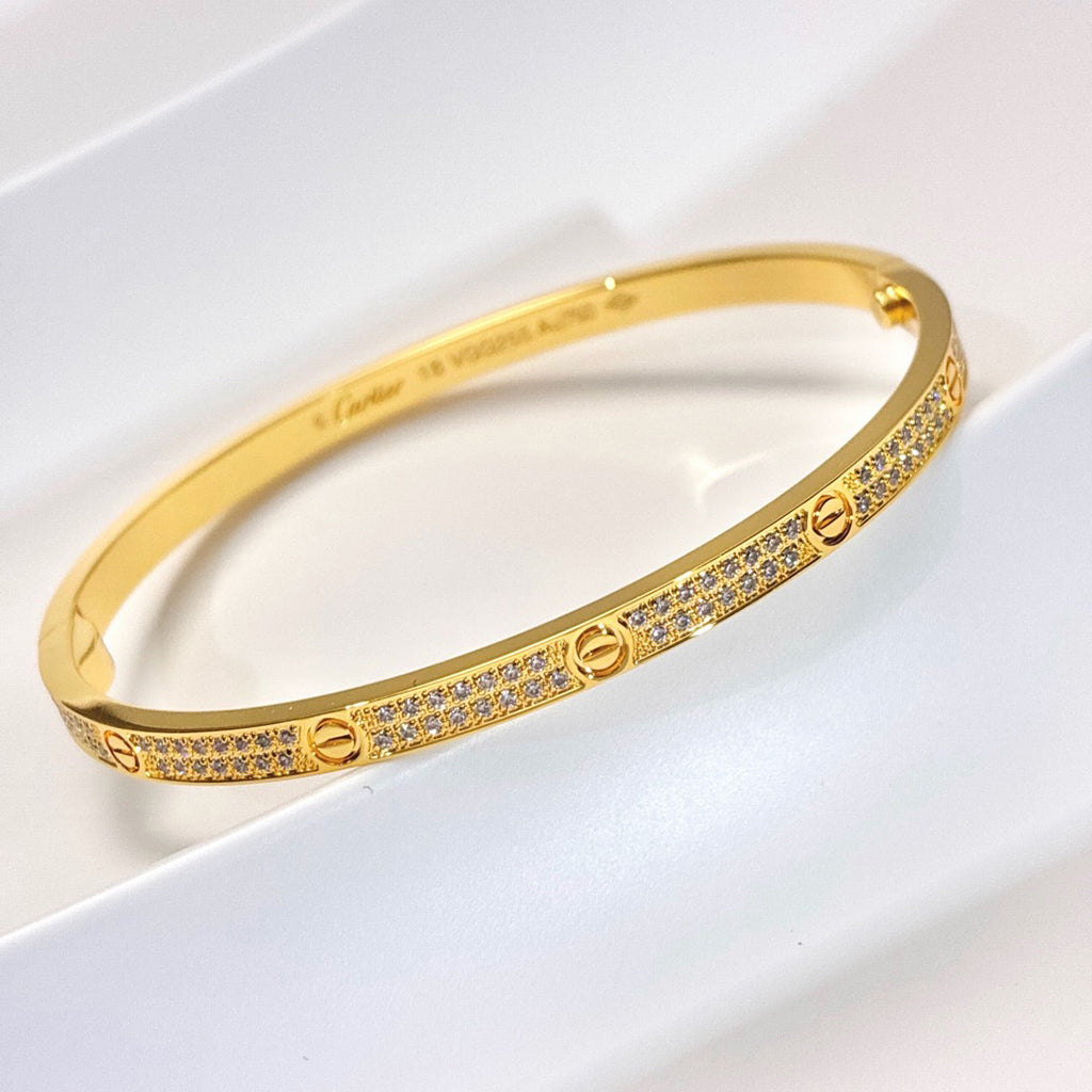 [Rosla]LOVE BRACELET 3.65MM DIAMOND-PAVED