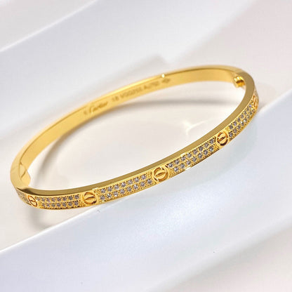 [Rosla]LOVE BRACELET 3.65MM DIAMOND-PAVED