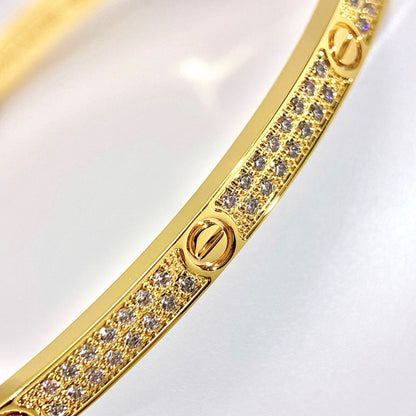 [Rosla]LOVE BRACELET 3.65MM DIAMOND-PAVED