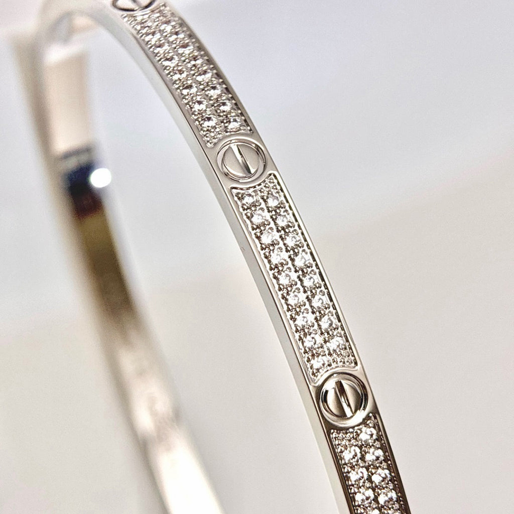 [Rosla]LOVE BRACELET 3.65MM DIAMOND-PAVED