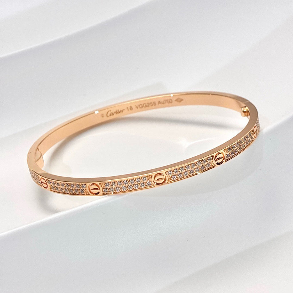 [Rosla]LOVE BRACELET 3.65MM DIAMOND-PAVED