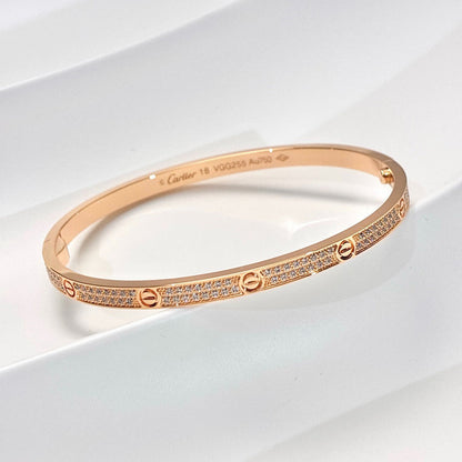 [Rosla]LOVE BRACELET 3.65MM DIAMOND-PAVED
