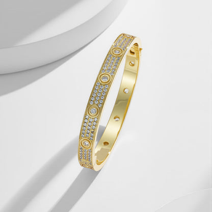 [Rosla]LOVE BRACELET 6.1MM DIAMOND-PAVED 10 BIG DIAMONDS