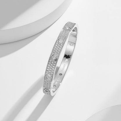 [Rosla]LOVE BRACELET 6.1MM DIAMOND-PAVED 10 BIG DIAMONDS