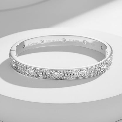 [Rosla]LOVE BRACELET 6.1MM DIAMOND-PAVED 10 BIG DIAMONDS