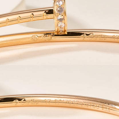 [Rosla]JUSTE BRACELET 2.5MM DIAMONDS