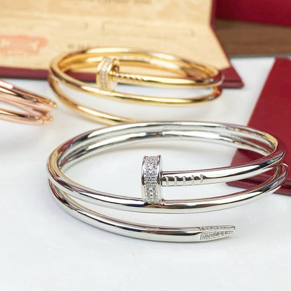 [Rosla]JUSTE BRACELET 3.5MM DOUBLE ROW DIAMOND