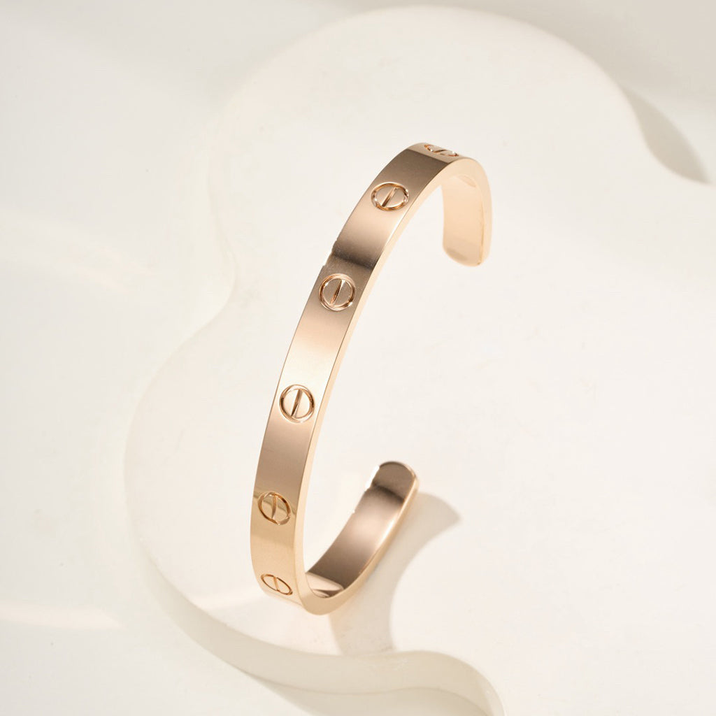 [Rosla]LOVE BRACELET 6.1MM OPEN CUFF