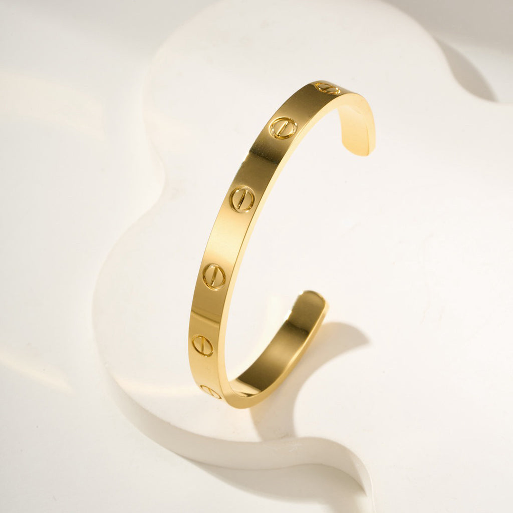 [Rosla]LOVE BRACELET 6.1MM OPEN CUFF