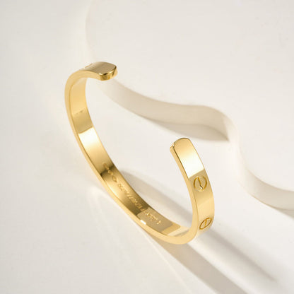 [Rosla]LOVE BRACELET 6.1MM OPEN CUFF