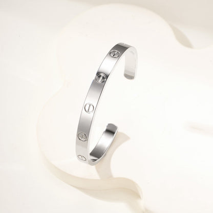 [Rosla]LOVE BRACELET 6.1MM OPEN CUFF