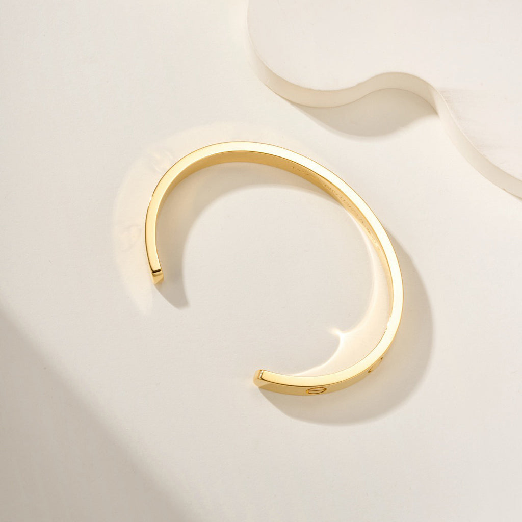 [Rosla]LOVE BRACELET 6.1MM OPEN CUFF