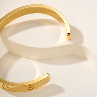 [Rosla]LOVE BRACELET 6.1MM OPEN CUFF