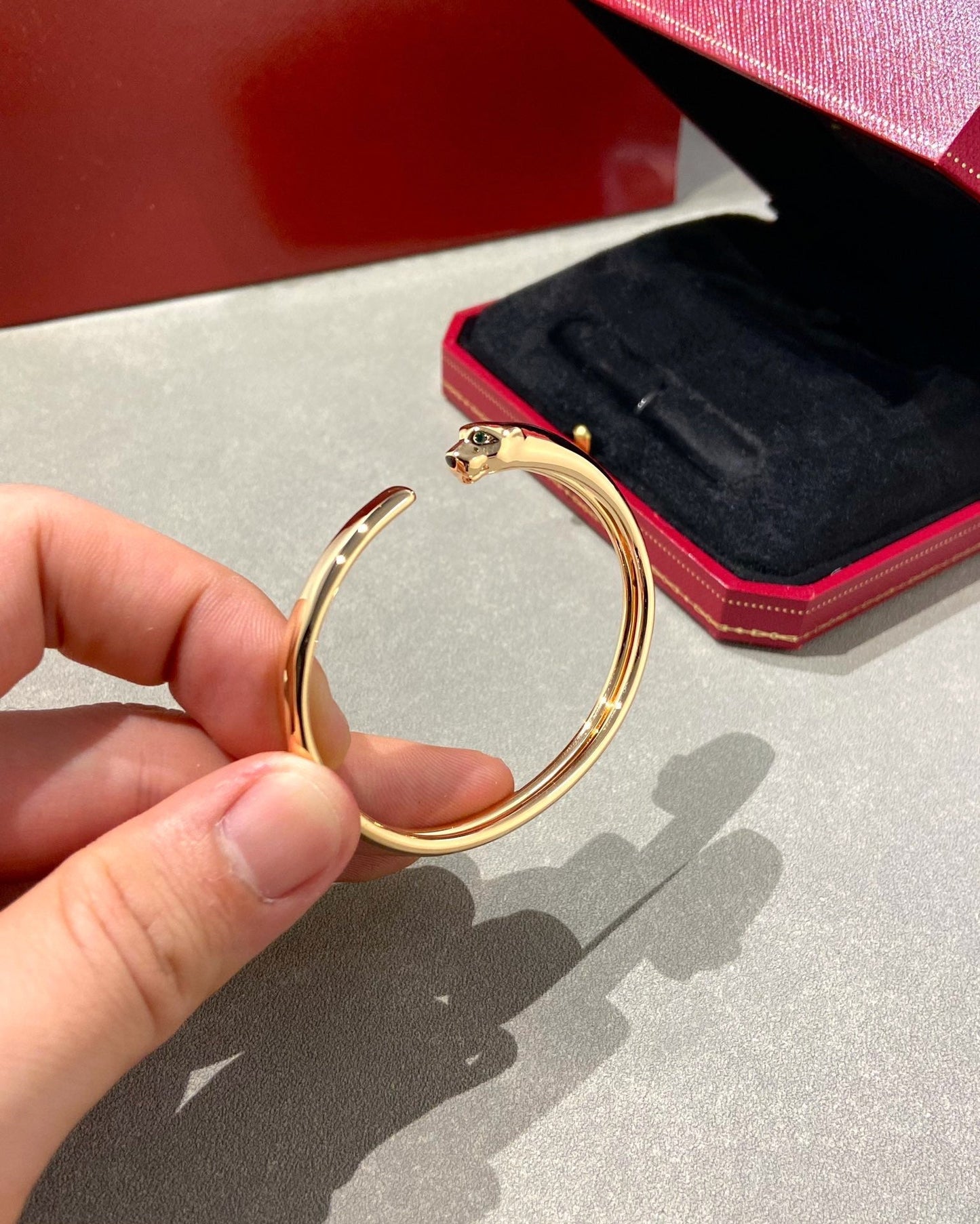[Rosla]PANTHERE OPEN BRACELET