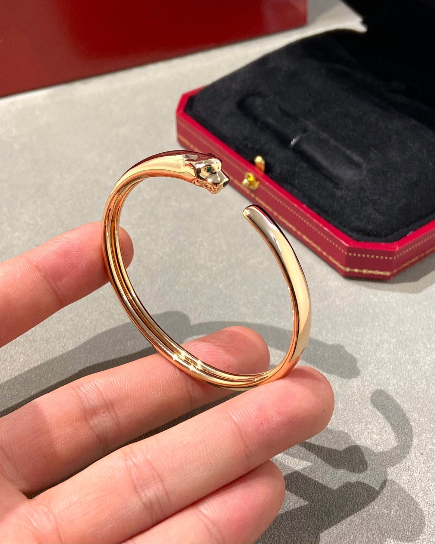 [Rosla]PANTHERE OPEN BRACELET