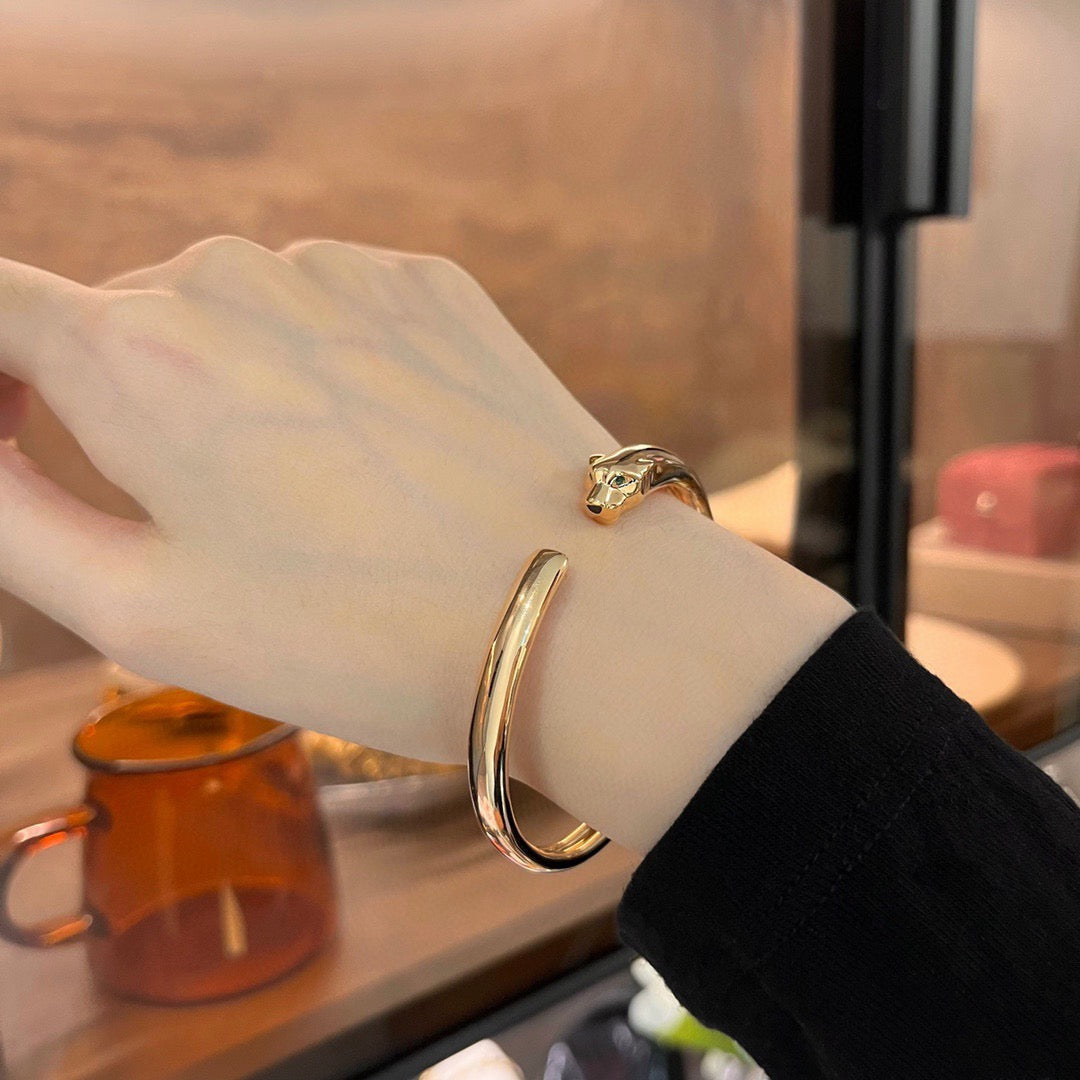 [Rosla]PANTHERE OPEN BRACELET