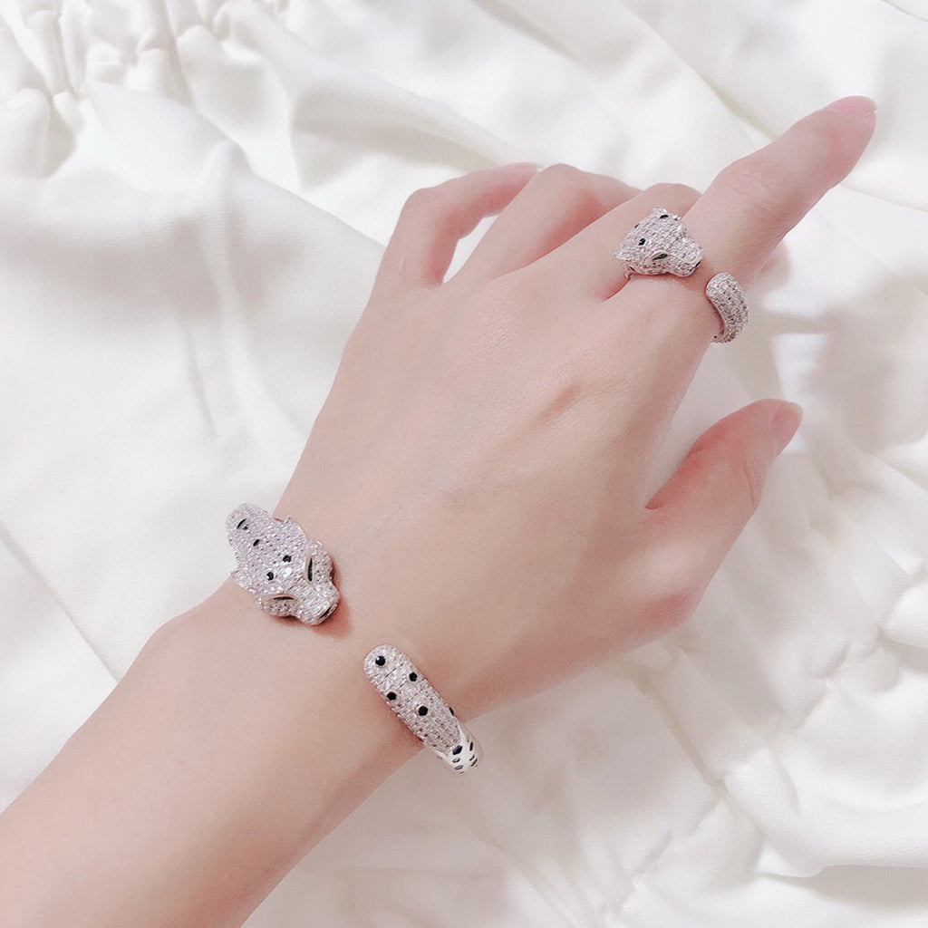 [Rosla]PANTHERE BIG BRACELET DIAMONDS