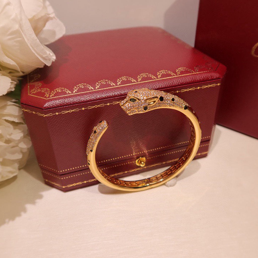[Rosla]PANTHERE BIG BRACELET DIAMONDS
