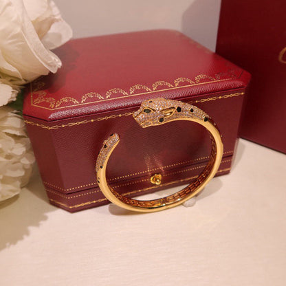 [Rosla]PANTHERE BIG BRACELET DIAMONDS
