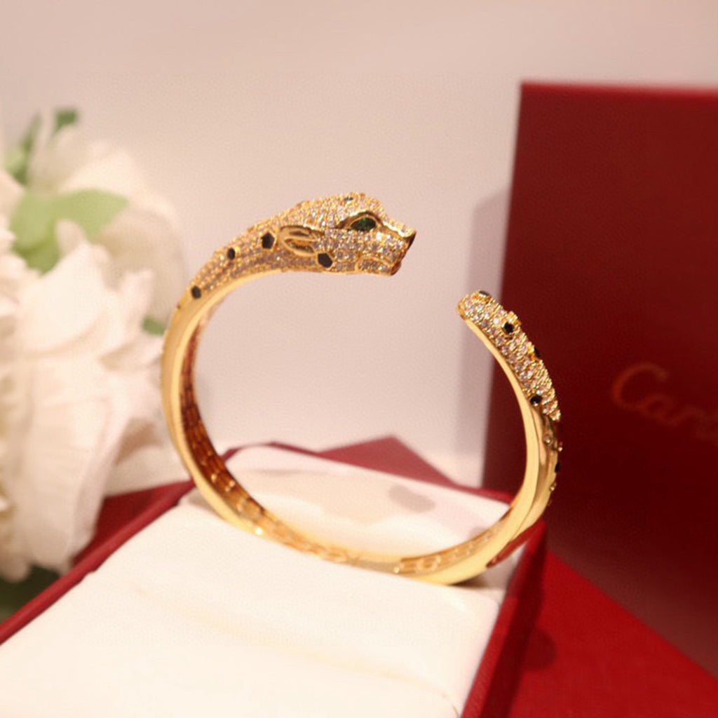 [Rosla]PANTHERE BIG BRACELET DIAMONDS