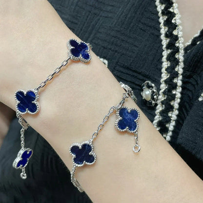 [Rosla]CLOVER 5 MOTIF PIETERSITE BRACELET COLLECTION
