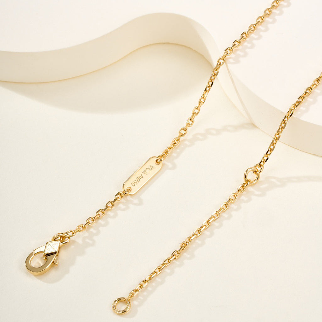 [Rosla]FLOWERLACE NECKLACE 5 DIAMONDS