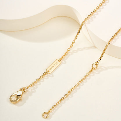 [Rosla]FLOWERLACE NECKLACE 5 DIAMONDS
