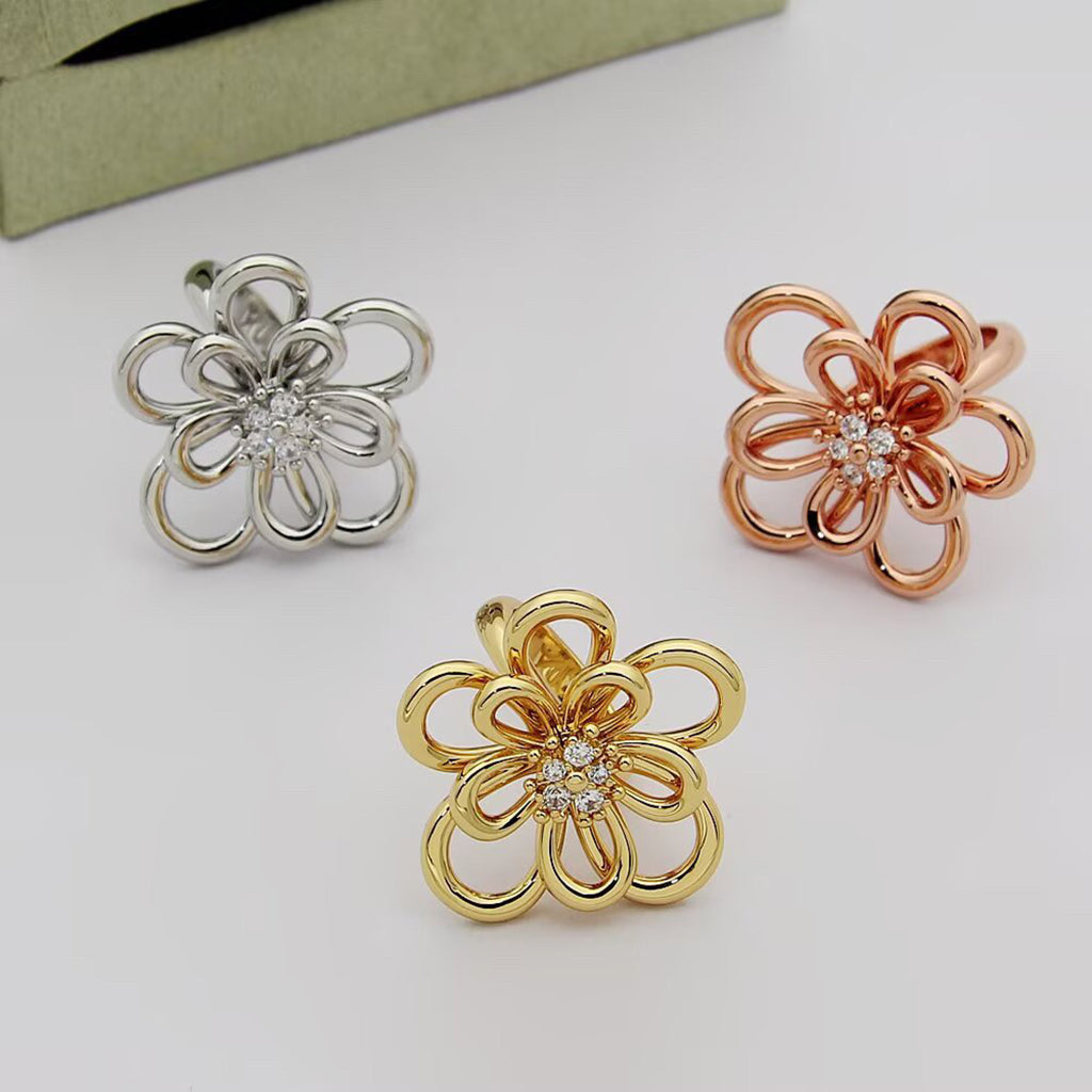 [Rosla] FLOWERLACE RING 5 DIAMONDS