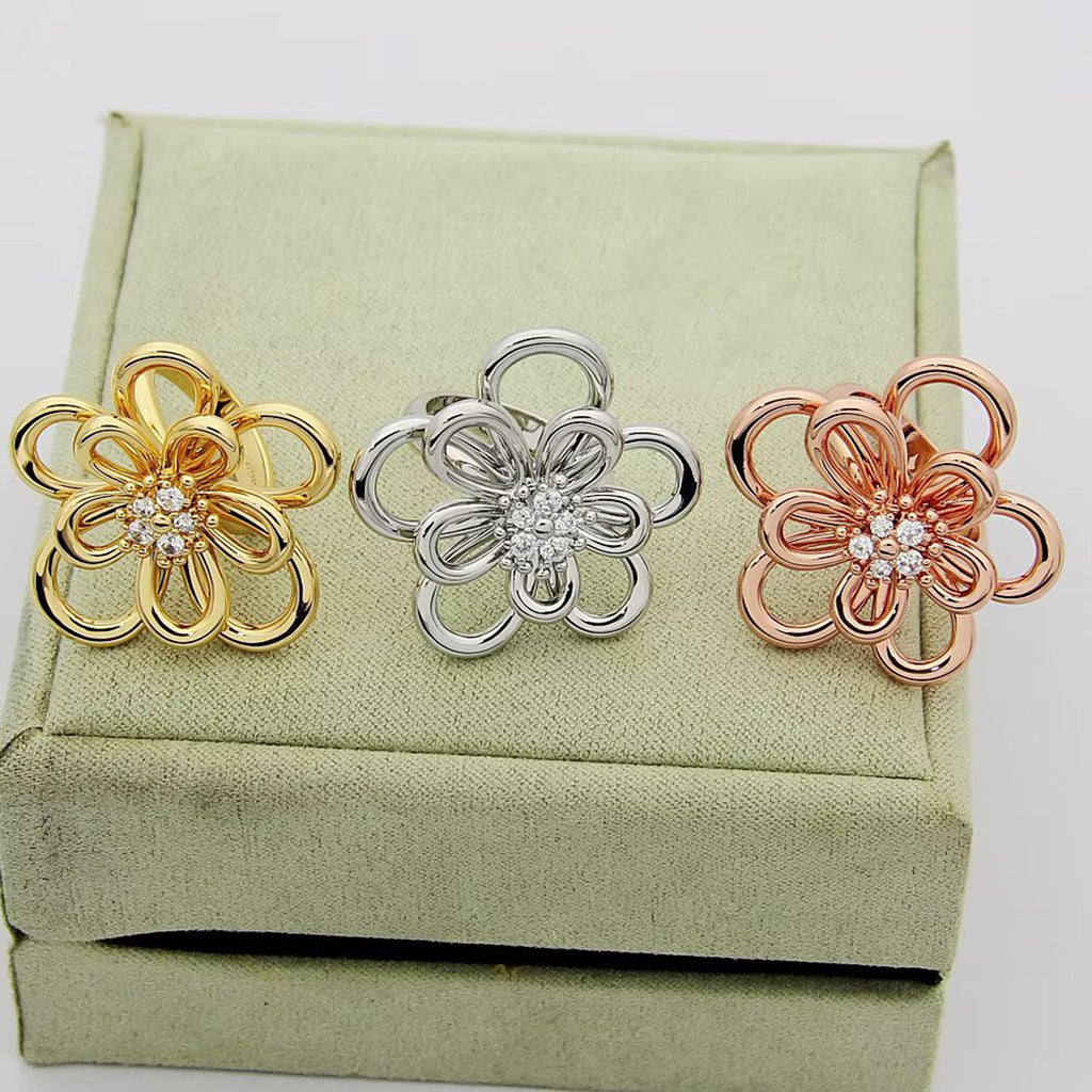 [Rosla] FLOWERLACE RING 5 DIAMONDS