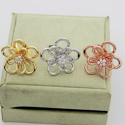 [Rosla] FLOWERLACE RING 5 DIAMONDS