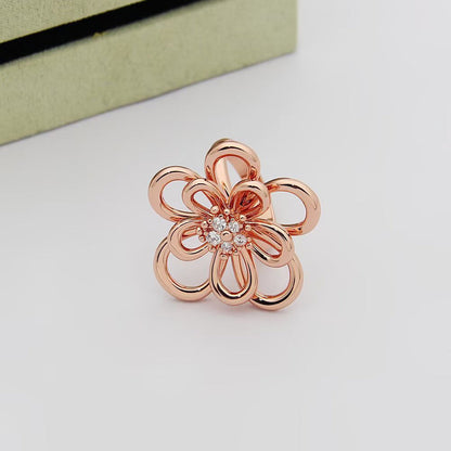 [Rosla] FLOWERLACE RING 5 DIAMONDS