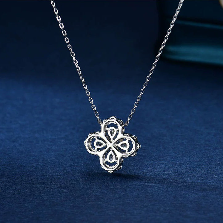[Rosla]LOOP NECKLACE FULL MOTIF DIAMOND 16MM MULTIPLE COLORS