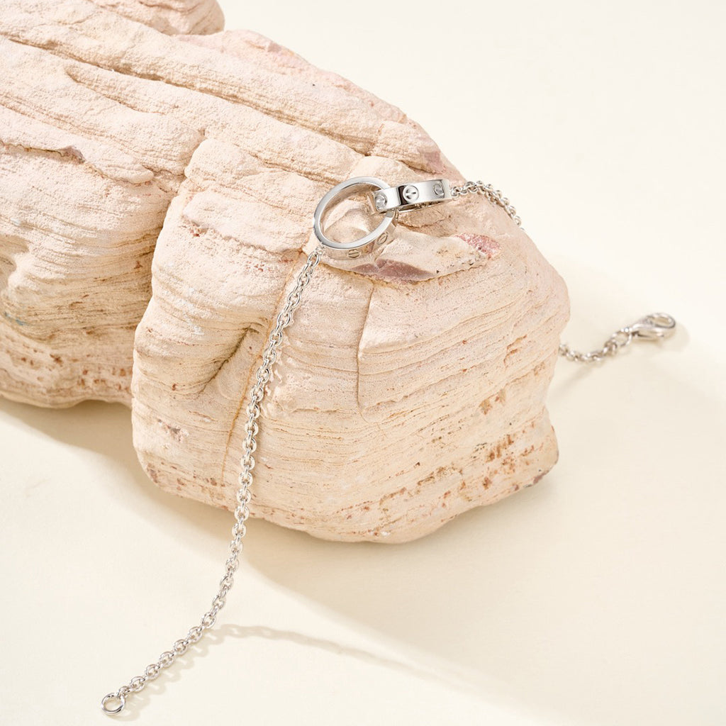 [Rosla]LOVE BRACELET DOUBLE RING