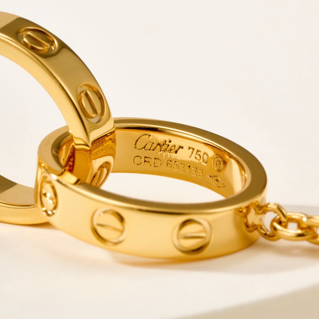 [Rosla]LOVE BRACELET DOUBLE RING