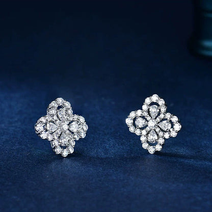 [Rosla]LOOP EARRINGS FULL MOTIF DIAMOND 16MM