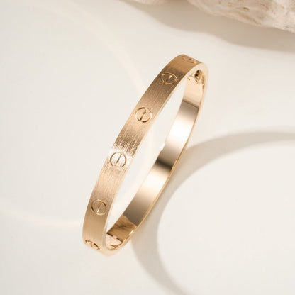 [Rosla]LOVE BRACELET 6.1MM BRUSHED