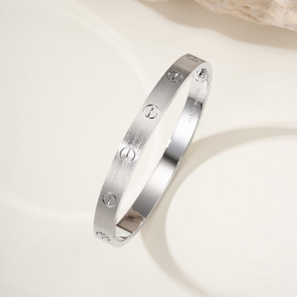 [Rosla]LOVE BRACELET 6.1MM BRUSHED