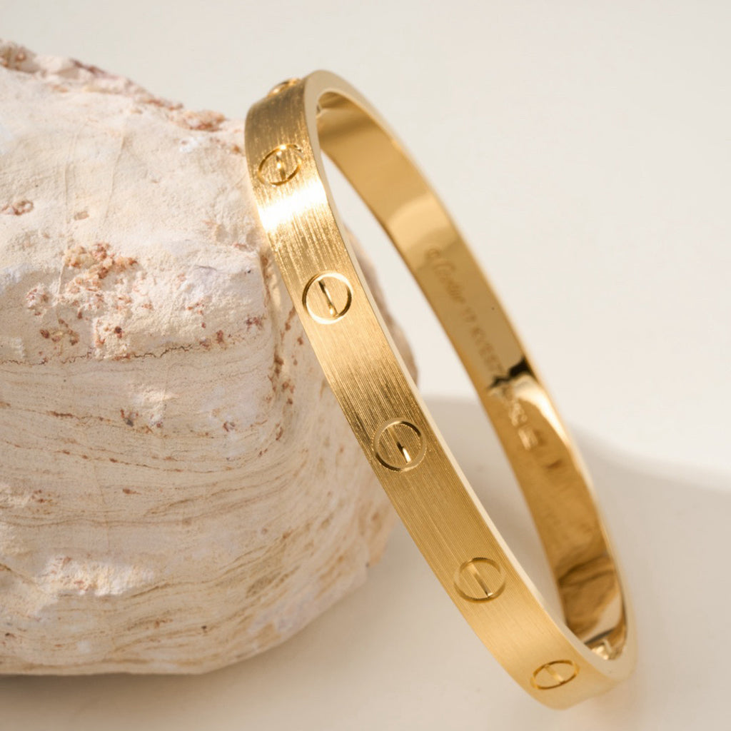 [Rosla]LOVE BRACELET 6.1MM BRUSHED