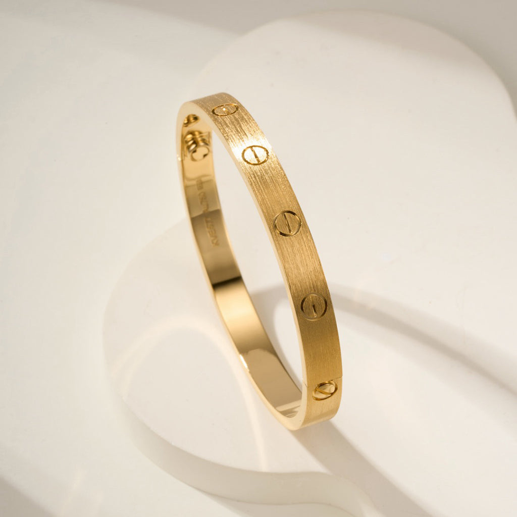 [Rosla]LOVE BRACELET 6.1MM BRUSHED