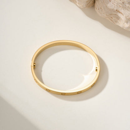 [Rosla]LOVE BRACELET 6.1MM BRUSHED