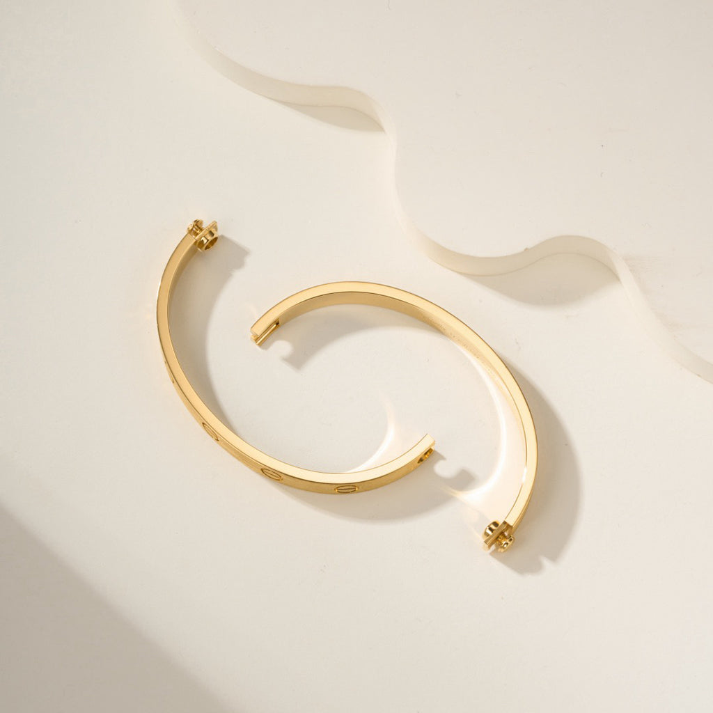 [Rosla]LOVE BRACELET 6.1MM BRUSHED