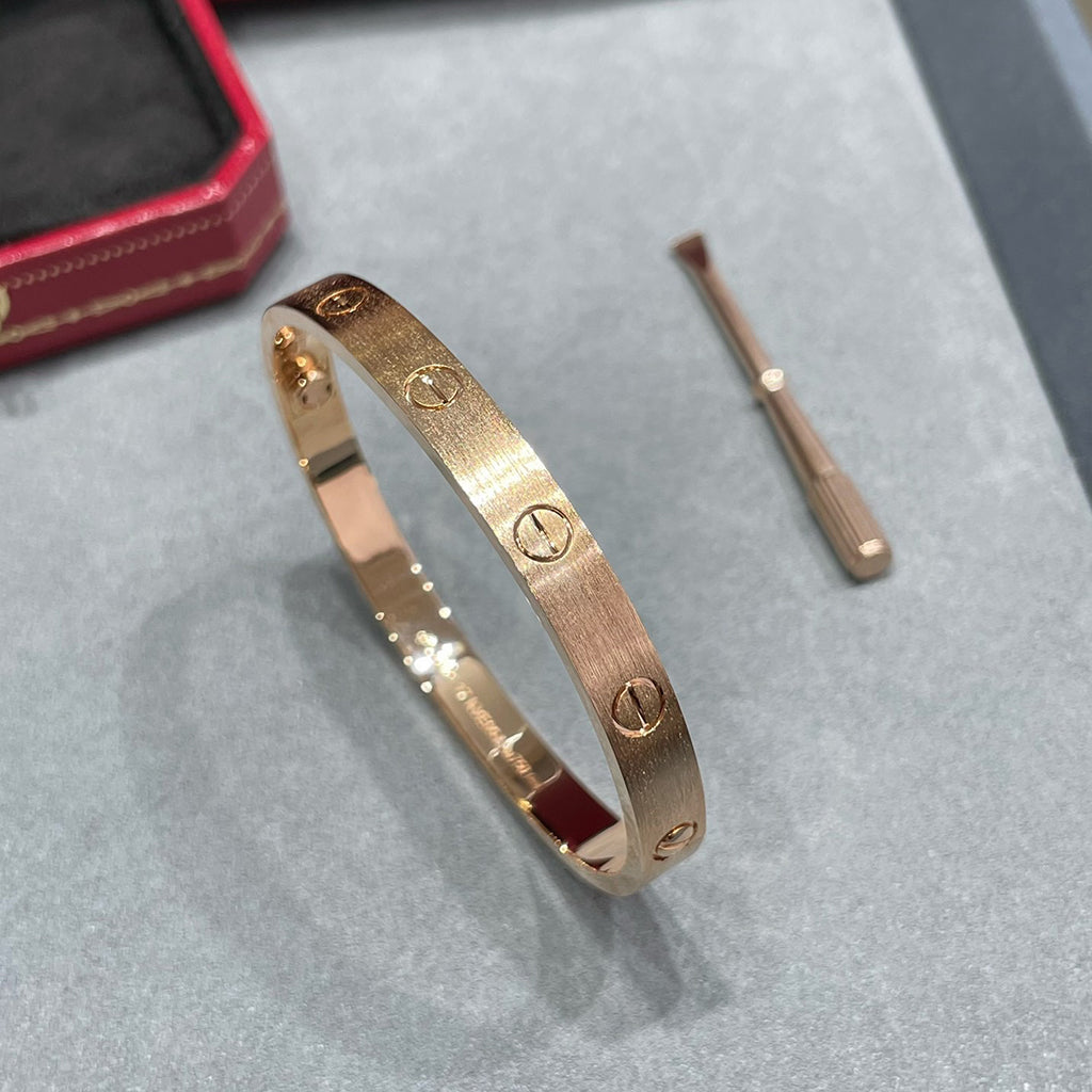 [Rosla]LOVE BRACELET 6.1MM BRUSHED
