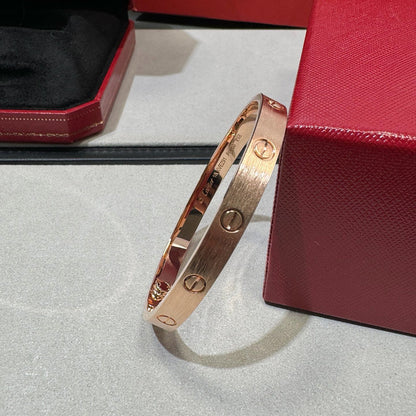 [Rosla]LOVE BRACELET 6.1MM BRUSHED