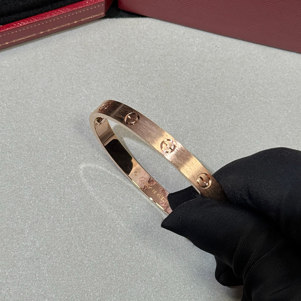 [Rosla]LOVE BRACELET 6.1MM BRUSHED