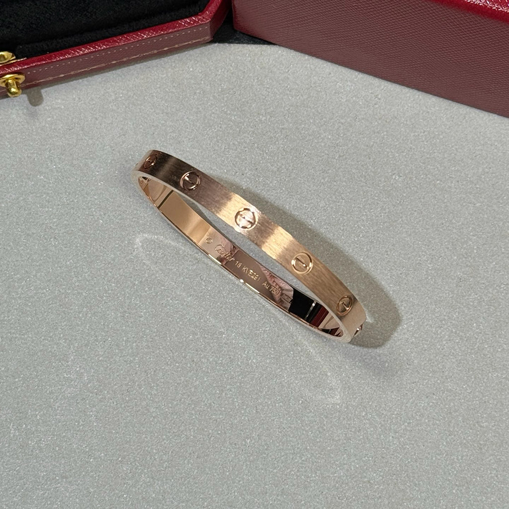 [Rosla]LOVE BRACELET 6.1MM BRUSHED