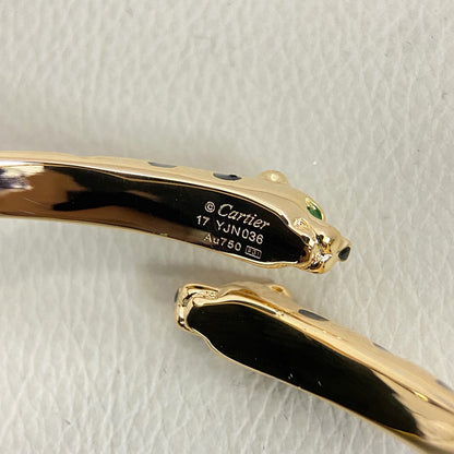[Rosla]PANTHERE DOUBLE HEADED OPEN BRACELET