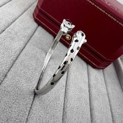 [Rosla]PANTHERE DOUBLE HEADED OPEN BRACELET