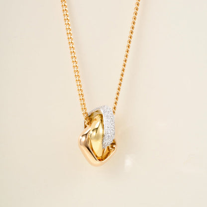 [Rosla]TRINITY CUSHION NECKLACE COLLECTION