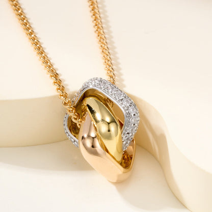 [Rosla]TRINITY CUSHION NECKLACE COLLECTION