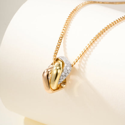 [Rosla]TRINITY CUSHION NECKLACE COLLECTION
